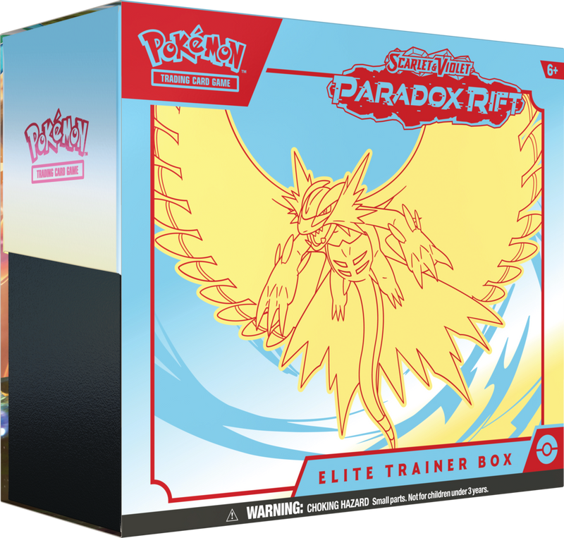 Pokémon TCG: Scarlet & Violet - Paradox Rift - Elite Trainer Box - Roaring Moon