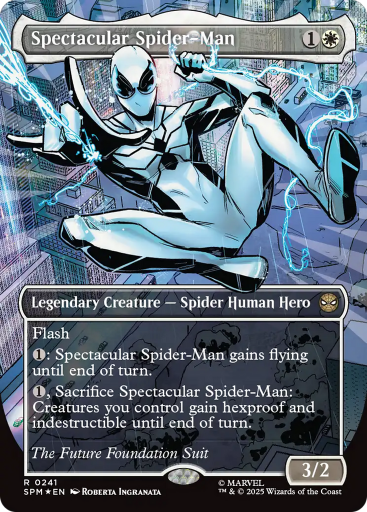 Spectacular Spider-Man テクスチャーfoil BLACK Spectacular Spider
