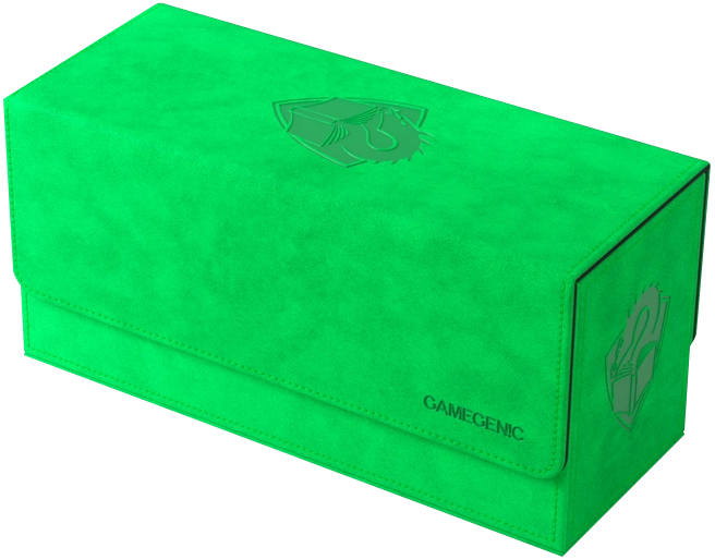Gamegenic: Premium Deck Box - The Academic 133+ XL - Green/Black (Tolarian Edition)