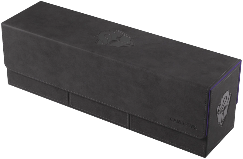 Gamegenic: Premium Deck Box - The Academic 266+ XL - Black/Purple (Tolarian Edition)
