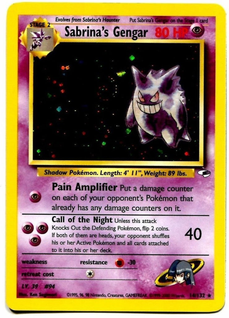 Sabrina's Gengar ポケモンカード 80 HP Buy Sabrina's Gengar Challenge from the Darkness Holo (Japanese