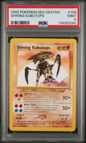 PSA 9 2002 NEO DESTINY SHINING KABUTOPS