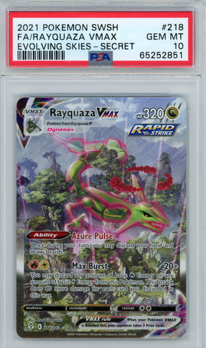 PSA 10 SWSH FA/Rayquaza Vmax