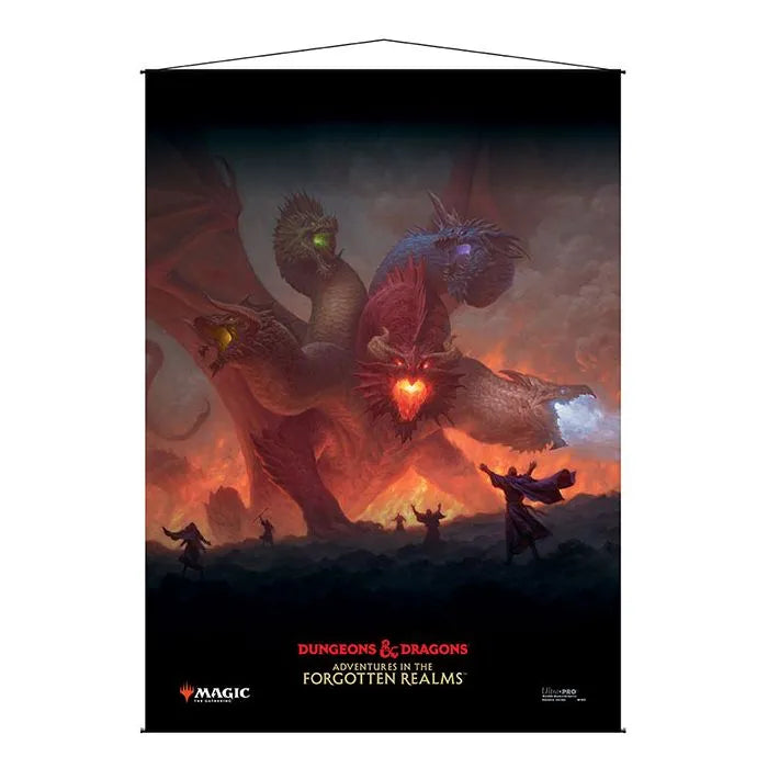 Ultra Pro Wall Scroll: Adventures In The Forgotten Realms - Tiamat