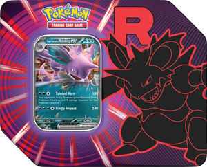 Pokémon TCG: Team Rocket Tin - Team Rocket's Nidoking EX