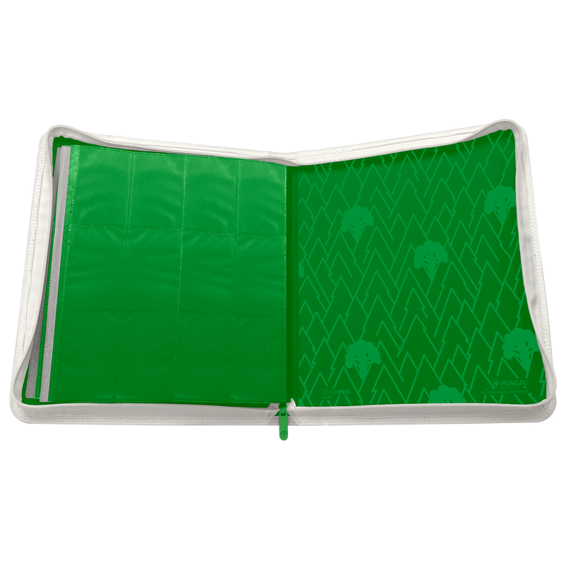 Ultra Pro: 12-Pocket Zip PRO-Binder - Mana 8 Forest