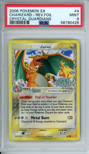 PSA 9 2006 Crystal Guardians Charizard