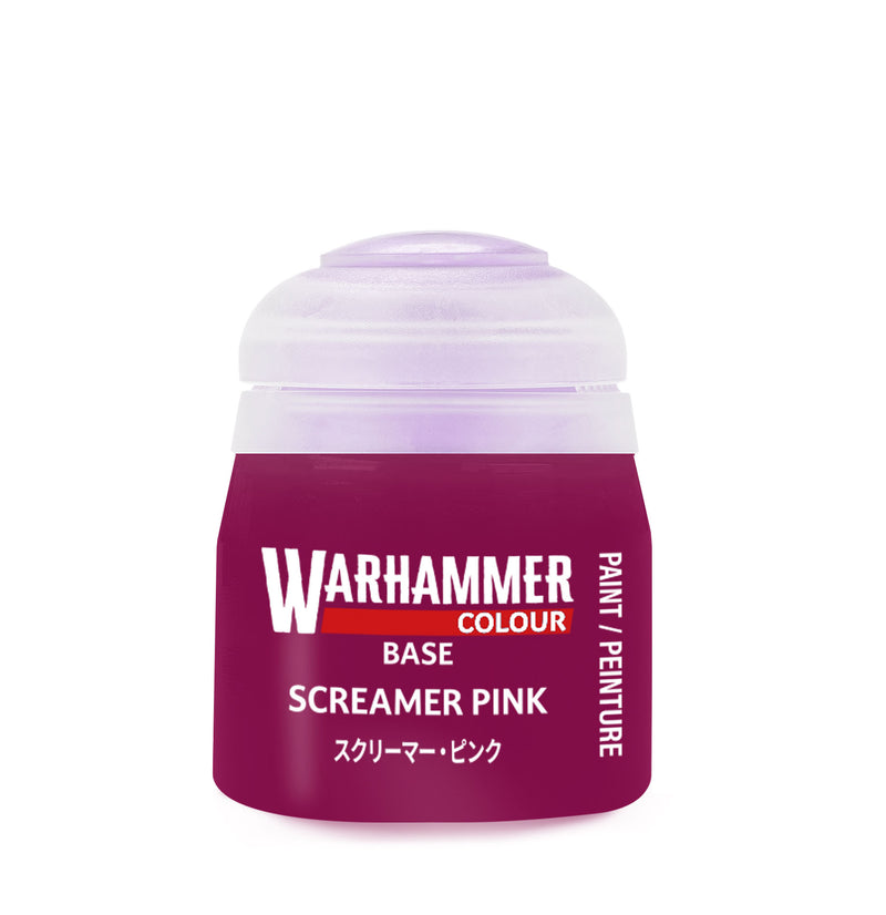 Warhammer Colour Base Paint - Screamer Pink