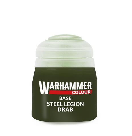 Warhammer Colour Base Paint - Steel Legion Drab