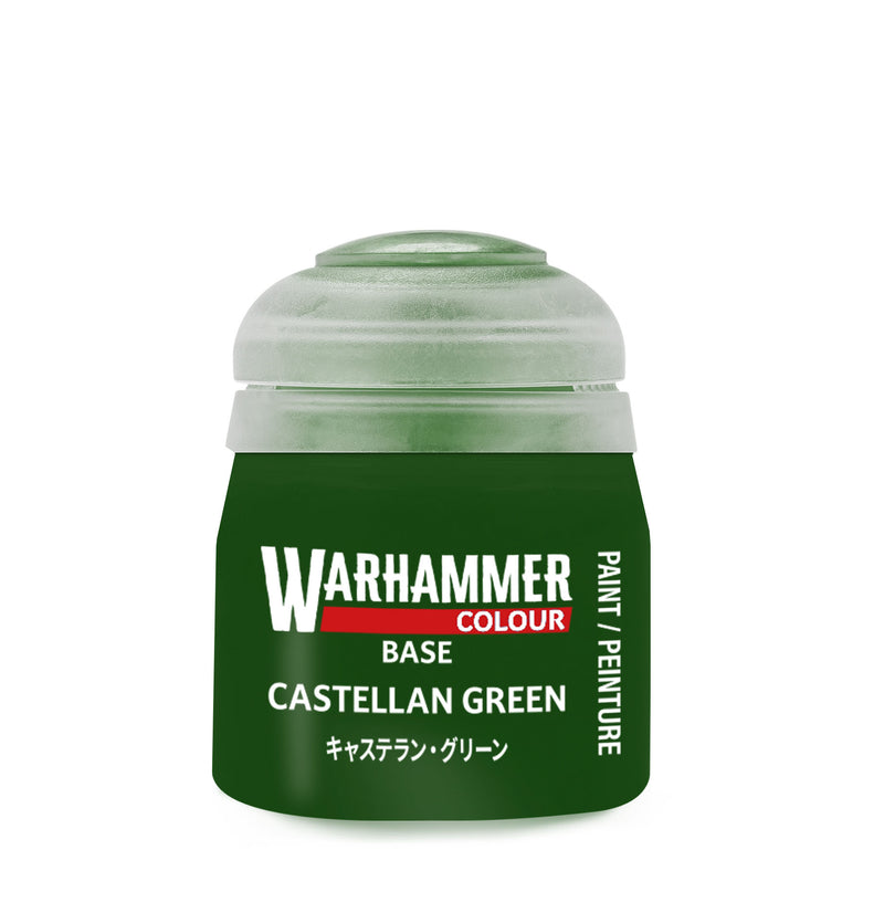 Warhammer Colour Base Paint - Castellan Green