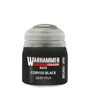 Warhammer Colour Base Paint - Corvus Black
