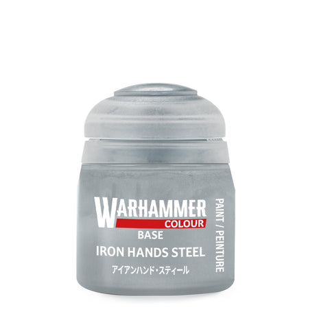 Warhammer Colour Base Paint - Iron Hands Steel