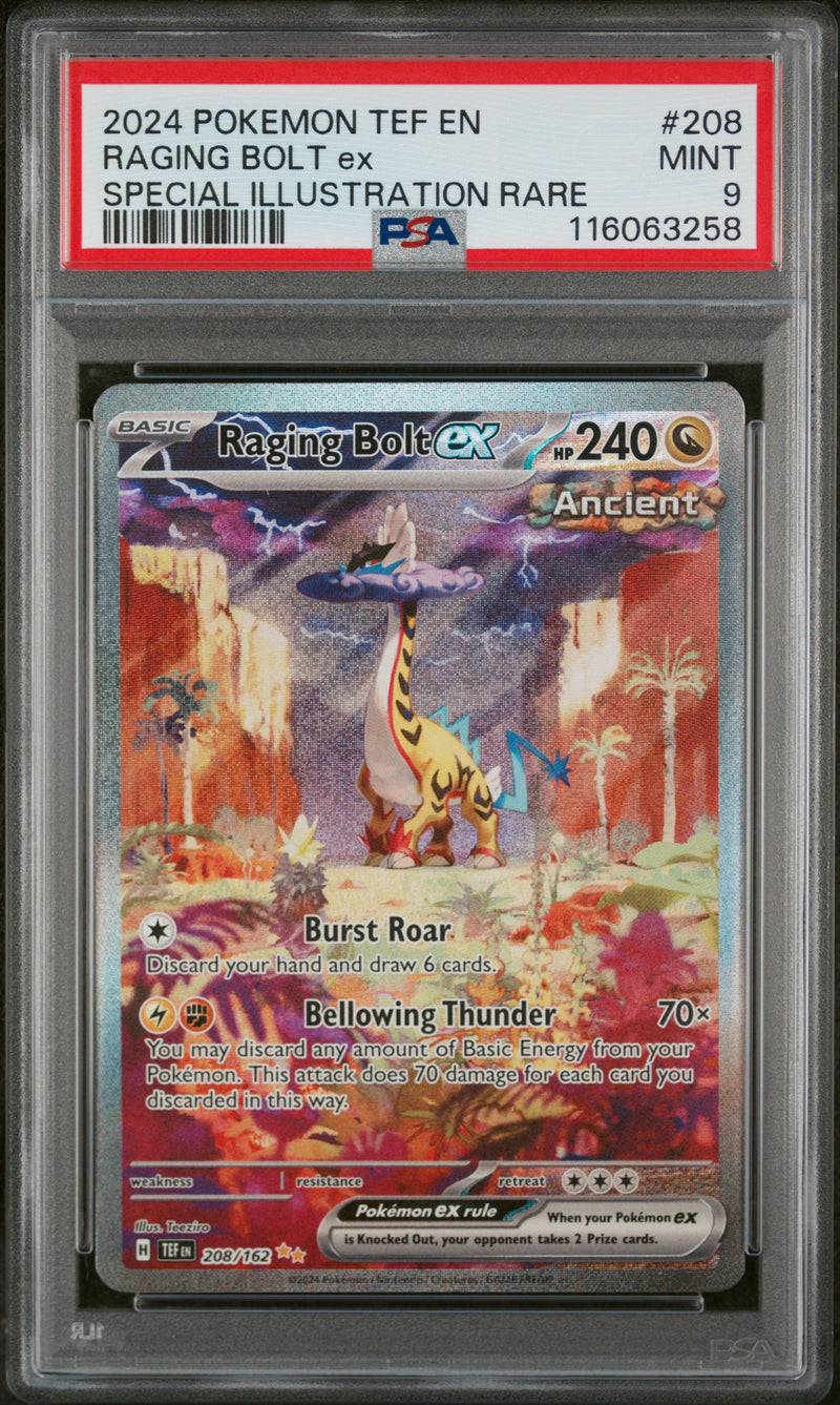 PSA 9 2024 RAGING BOLT EX TEMPORAL FORCES - SIR