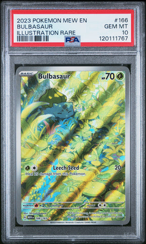 PSA 10 2023 BULBASAUR 151 - IR