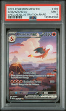 PSA 9 2023 MEW CHARIZARD ex - SIR
