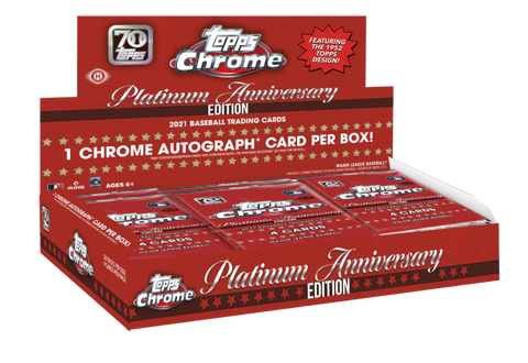 Topps: 2021 Chrome Platinum Anniversary Baseball - Hobby Box