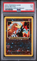 PSA 7 2001 POKEMON 3 MOVIE PROMO ENTEI - FOIL