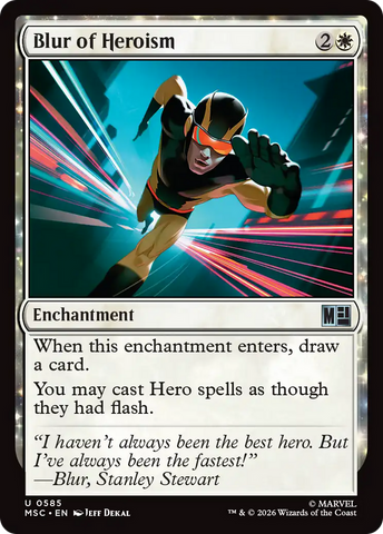 Blur of Heroism [Marvel Super Heroes Commander]