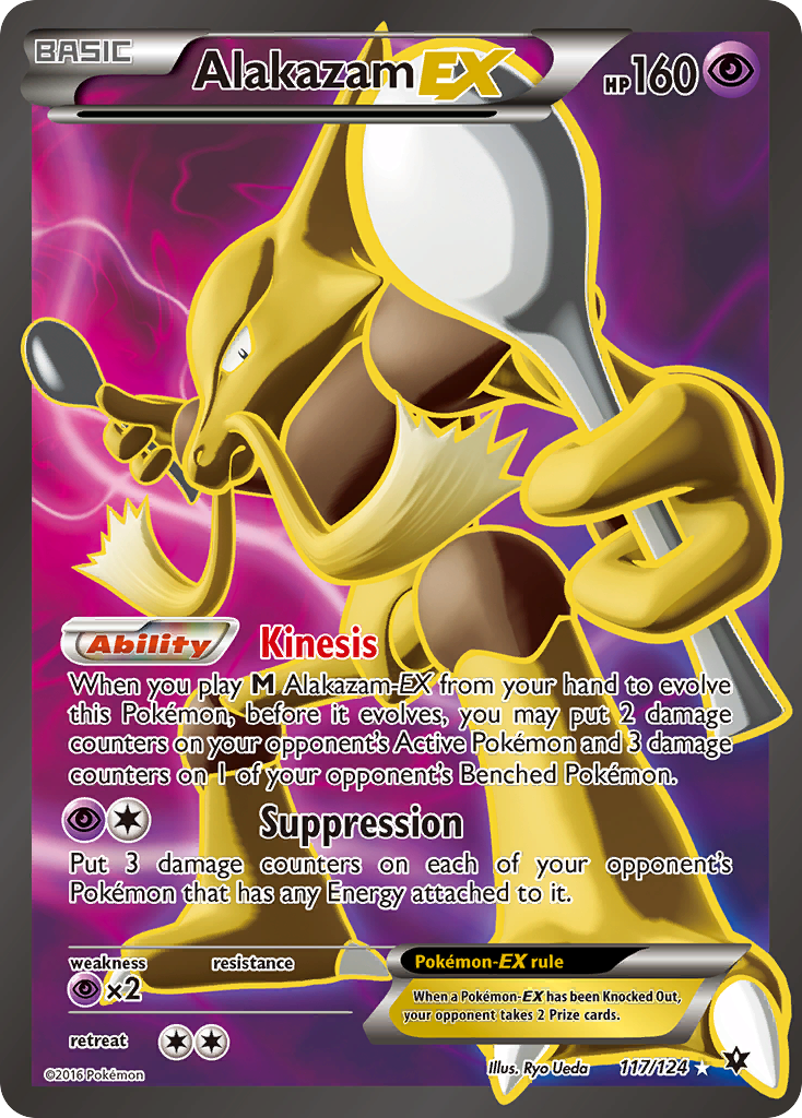 ya♡ Pokemon - Mega-Alakazam-EX (118/124) - XY Fates Collide