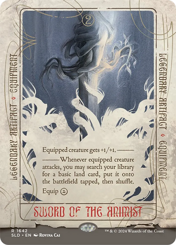 Sword of the Animist (1642) (Rainbow Foil) [Secret Lair Drop Series]
