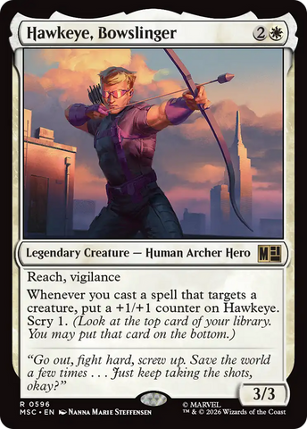 Hawkeye, Bowslinger [Marvel Super Heroes Commander]