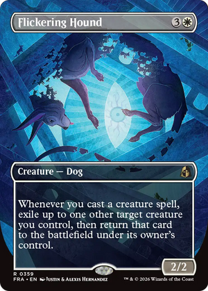 Flickering Hound (Borderless) [Reality Fracture]