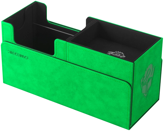 Gamegenic: Premium Deck Box - The Academic 133+ XL - Green/Black (Tolarian Edition)