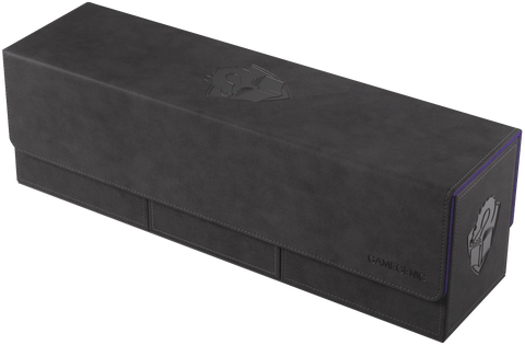 Gamegenic: Premium Deck Box - The Academic 266+ XL - Black/Purple (Tolarian Edition)