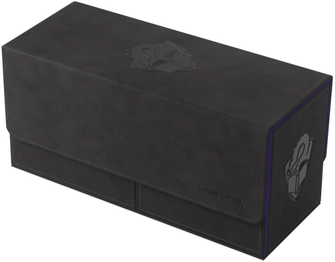 Gamegenic: Premium Deck Box - The Academic 133+ XL - Black/Purple (Tolarian Edition)