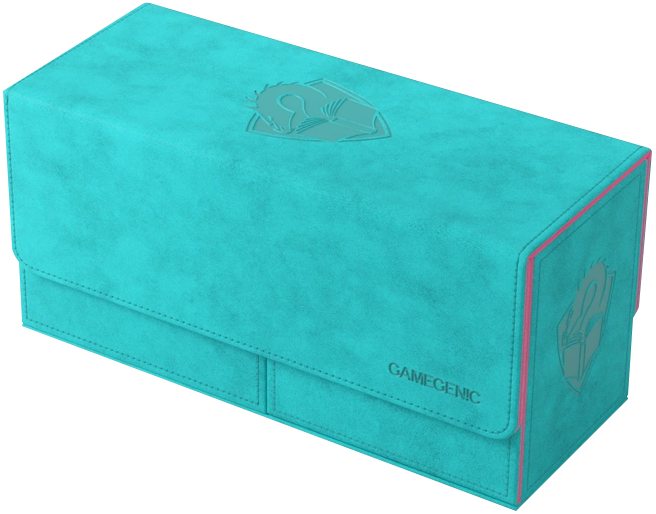 Gamegenic: Premium Deck Box - The Academic 133+ XL - Teal/Pink (Tolarian Edition)