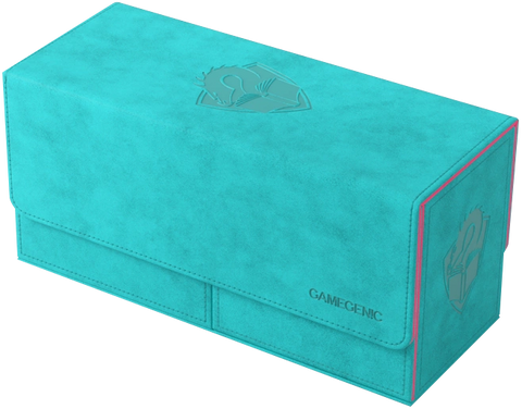 Gamegenic: Premium Deck Box - The Academic 133+ XL - Teal/Pink (Tolarian Edition)