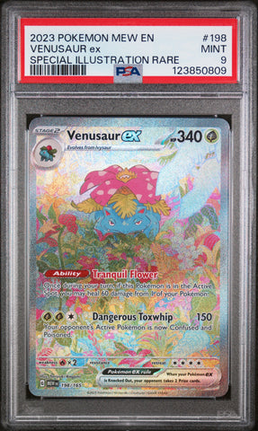 PSA 9 2023 VENUSAUR ex 151 - SIR