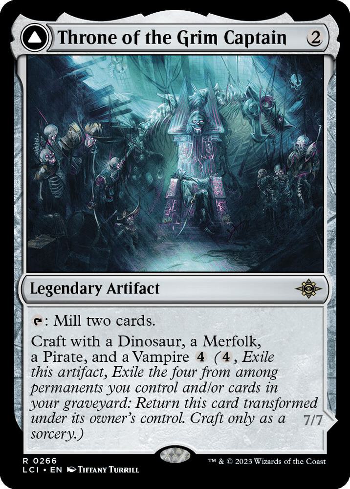 Throne of the Grim Captain // The Grim Captain [The Lost Caverns of Ixalan]