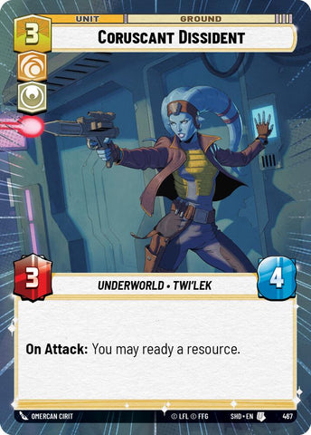 Coruscant Dissident (467) (Hyperspace) (467) [Shadows of the Galaxy]
