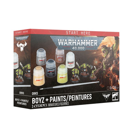 Warhammer 40,000: Orks - Boyz + Paints