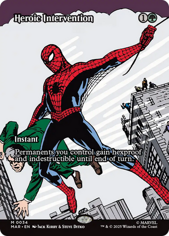 Heroic Intervention (Borderless) (0034) [Marvel Universe: Eternal-Legal]