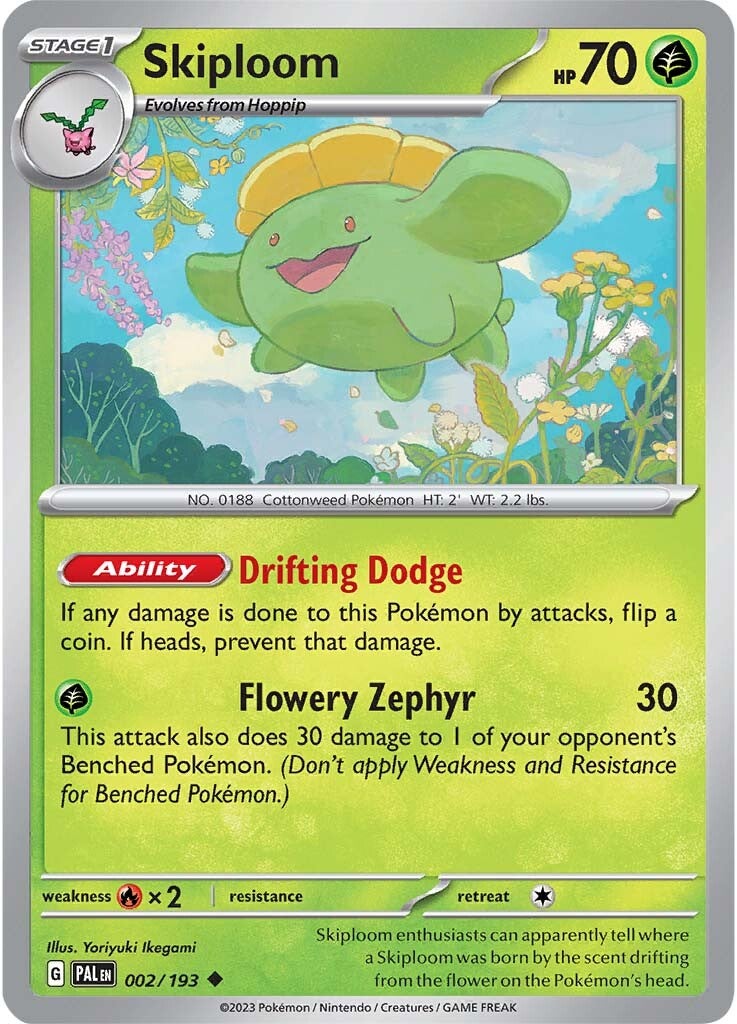 Skiploom (002/193) [Scarlet & Violet: Paldea Evolved]