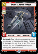 Tactical Heavy Bomber (152/262) (152/257) [Jump to Lightspeed]