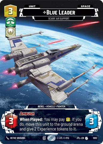 Blue Leader - Scarif Air Support (1062) (Prestige Foil) (1062) [Jump to Lightspeed]