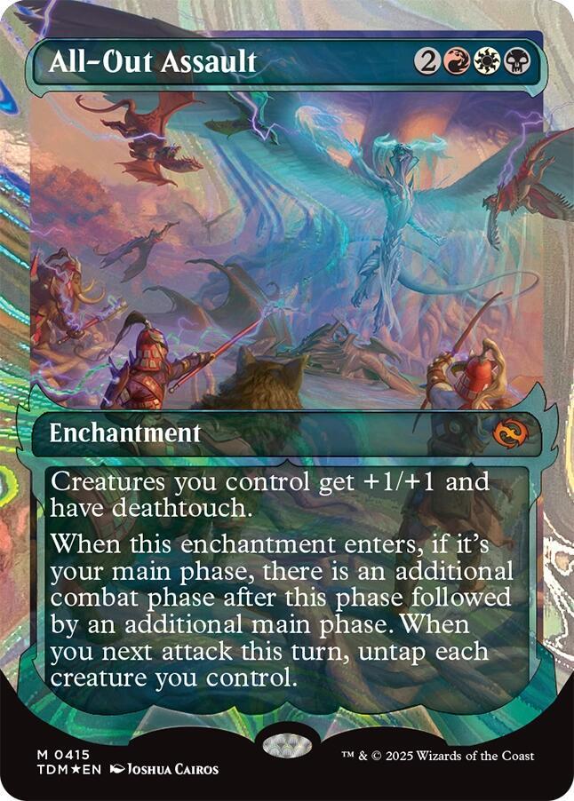 All-Out Assault (Showcase) (Halo Foil) [Tarkir: Dragonstorm]