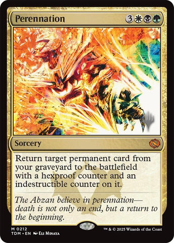 Perennation (Promo Pack) [Tarkir: Dragonstorm Promos]