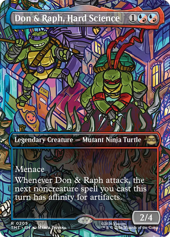 Don & Raph, Hard Science (Borderless) [Teenage Mutant Ninja Turtles]