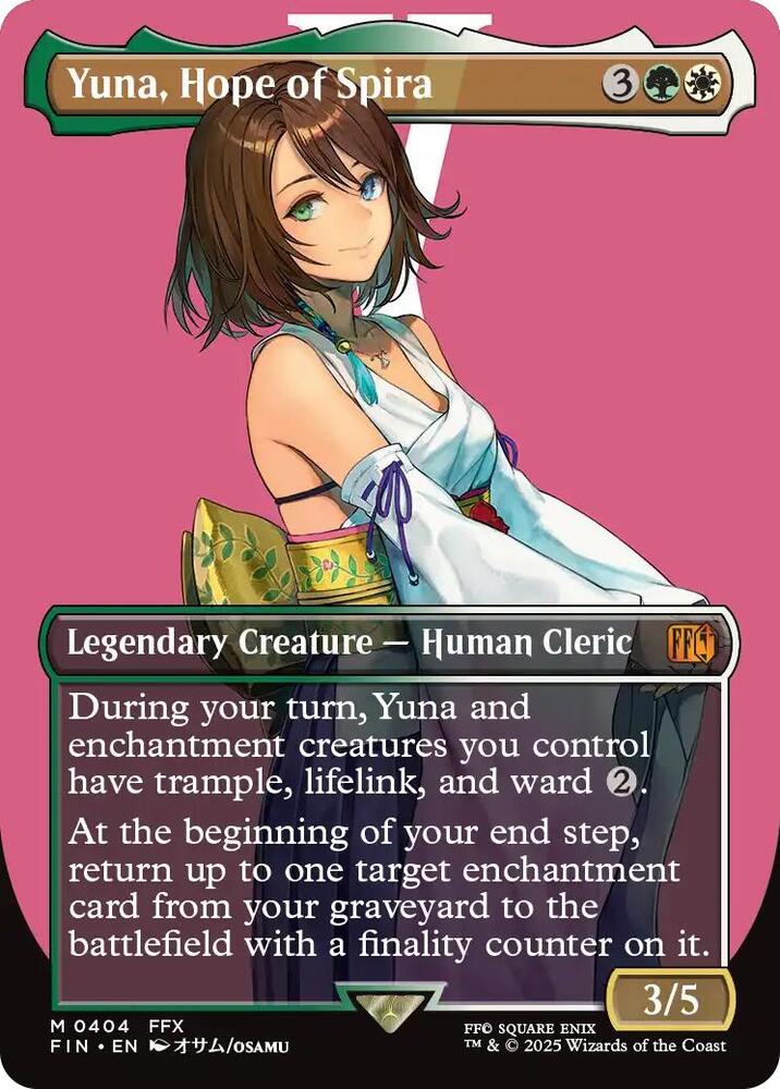 Yuna, Hope of Spira (Borderless) [FINAL FANTASY]