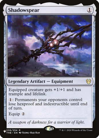 Shadowspear (THB) [Secret Lair: Heads I Win, Tails You Lose]