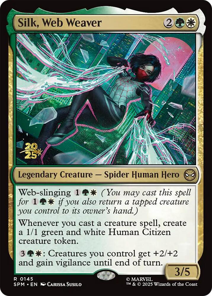 Silk, Web Weaver [Marvel's Spider-Man Prerelease Promos]