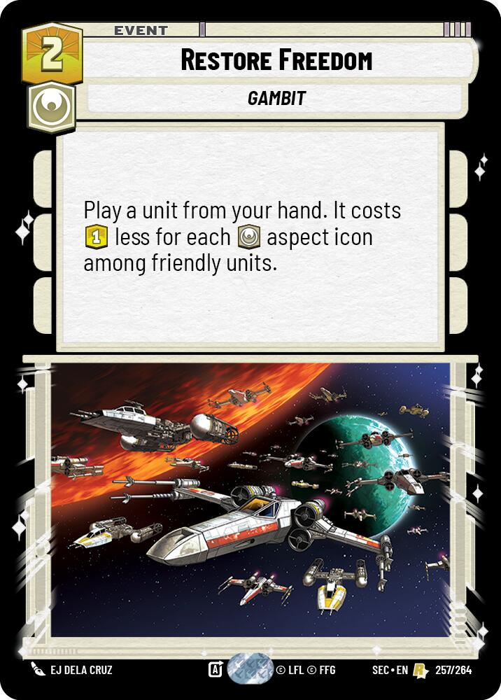 Restore Freedom (257/264) (257/264) [Secrets of Power]
