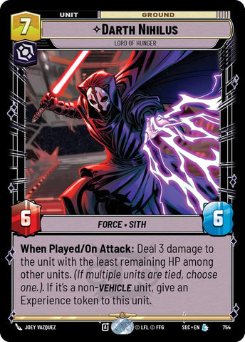Darth Nihilus - Lord of Hunger (Foil) (754) (754) [Secrets of Power]