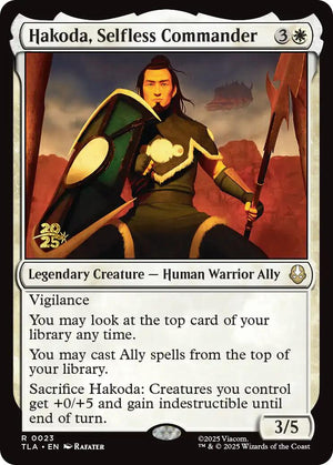 Hakoda, Selfless Commander [Avatar: The Last Airbender Prerelease Cards]