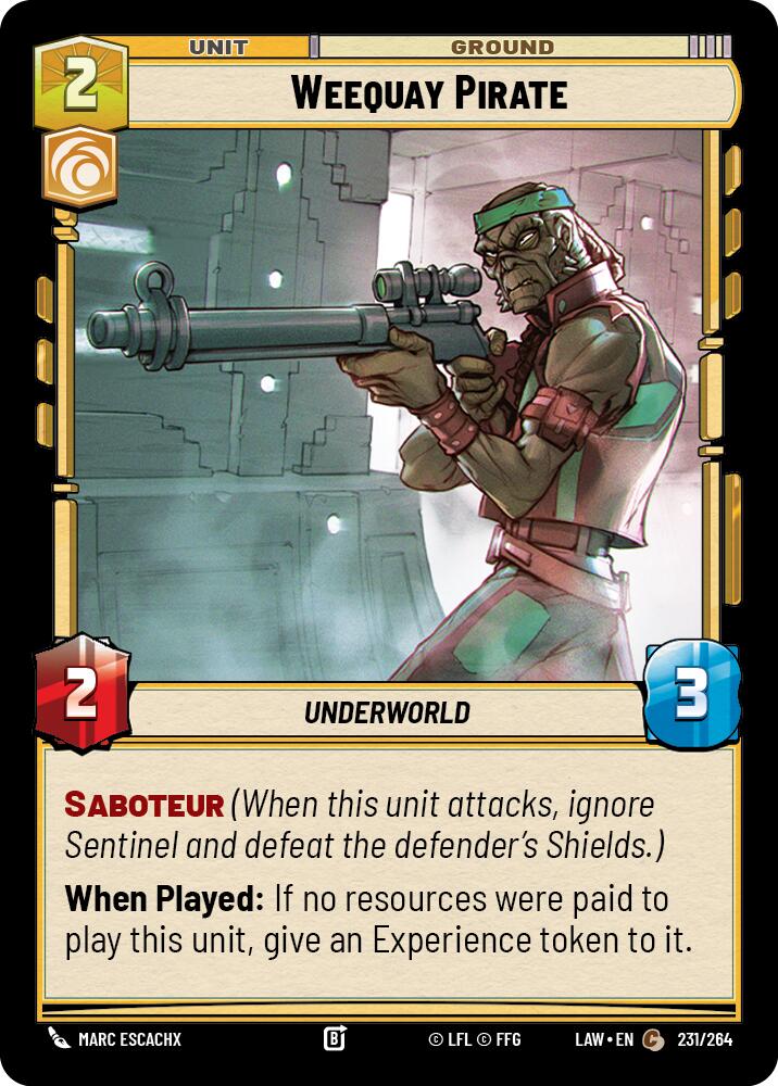 Weequay Pirate (231/264) (231/264) [A Lawless Time]