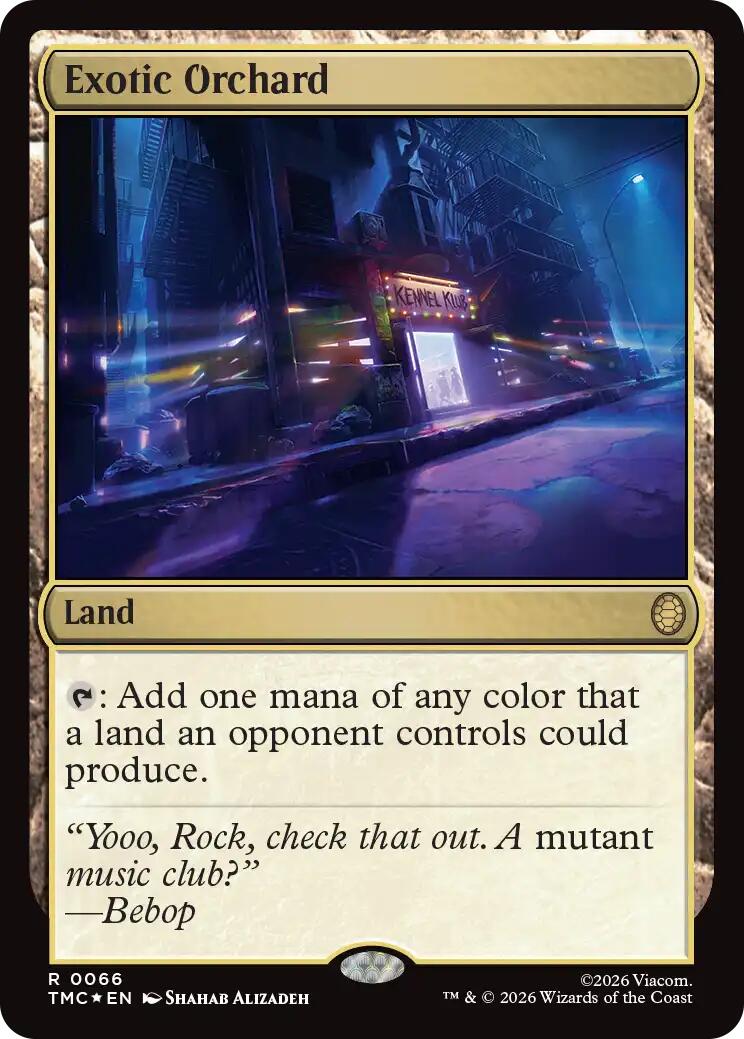 Exotic Orchard (Surge Foil) [Teenage Mutant Ninja Turtles Commander]